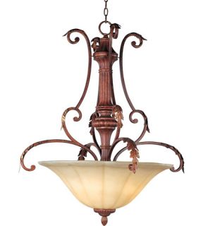 Augusta 3 Light Pendants in Auburn Florentine 13583CFAF