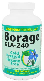 Jarrow Formulas   Borage GLA 240   120 Softgels