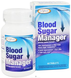 Enzymatic Therapy   Blood Sugar Manager Glucose Control Formula   60 Tablets