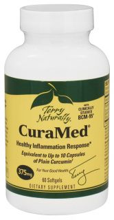 EuroPharma   Terry Naturally CuraMed with BCM 95 375 mg.   60 Softgels