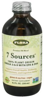 Flora   7 Sources Omega 3 6 9 With EPA & DHA   8.5 oz.