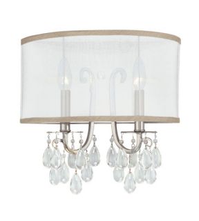 Hampton 2 Light Wall Sconces in Polished Chrome 5622 CH
