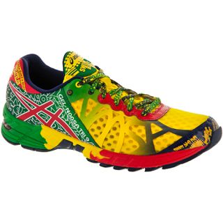 ASICS GEL Noosa Tri 9 ASICS Mens Running Shoes Citrus Yellow/Red Pepper/Green