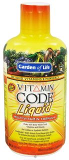 Garden of Life   Vitamin Code Liquid Multivitamin Formula Orange Mango   30 oz.