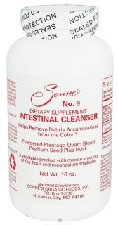 Sonnes   Intestinal Cleanser #9 Natural Bulking Agent   10 oz.