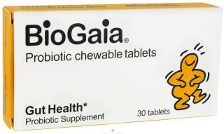 BioGaia   Probiotic Chewable Tablets Gut Health   30 Tablets