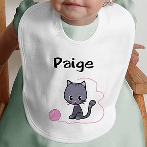 Personalized Baby Bib for Girls   Choose Your Design