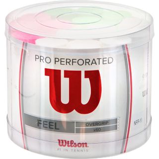 Wilson Pro Overgrip Perforated 60 Pack Bucket Wilson Tennis Overgrips