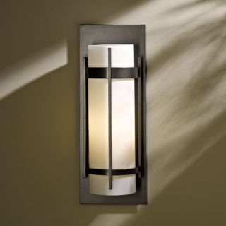21 Inch Banded Aluminum Outdoor Wall Sconce