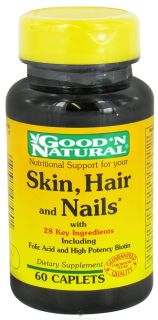 Good N Natural   Skin, Hair & Nails   60 Caplets
