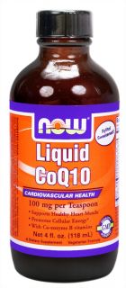 NOW Foods   Liquid CoQ10 100 mg per Teaspoon 100 mg.   4 oz.
