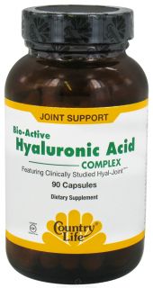 Country Life   Bio Active Hyaluronic Acid Complex Featuring Clinically Proven Hyal Joint   90 Vegetarian Capsules
