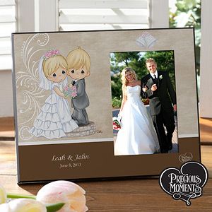 Personalized Precious Moments Picture Frames   Bride & Groom