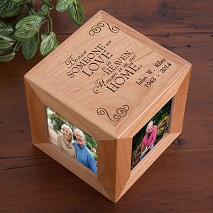 Personalized Memorial Photo Cube   Someone We Love