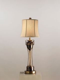 Ruskin 1 Light Table Lamps in Black Tortoise 6468