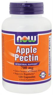 NOW Foods   Apple Pectin 700 mg.   120 Capsules