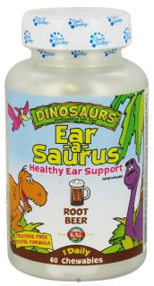 Kal   Dinosaurs Ear A Sarus for Kids Root Beer   60 Chewables