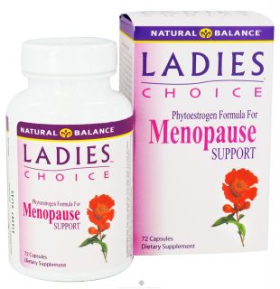Natural Balance   Ladies Choice Phytoestrogen Formula for Menopause Support   72 Capsules