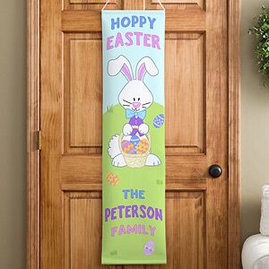 Personalized Door Banners   Happy Easter
