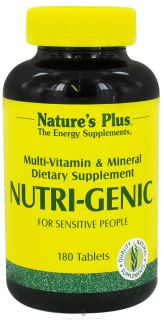 Natures Plus   Nutri Genic   180 Tablets