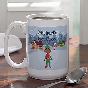 Personalized Large Christmas Mugs for Kids   Christmas Characters Design