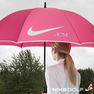 Ladies Personalized Nike Golf Umbrella   Pink