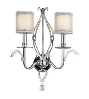 Jardine 2 Light Wall Sconces in Chrome 42307CH
