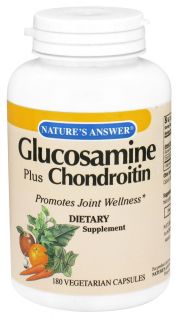 Natures Answer   Glucosamine Plus Chondroitin   180 Vegetarian Capsules