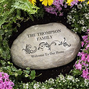 Personalized Garden Stones   Our Family