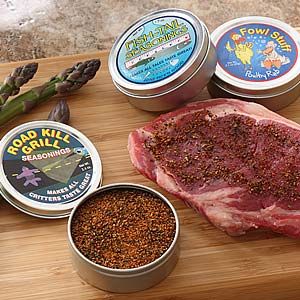 Novelty Barbeque Grill Gourmet Seasoning Spices Set