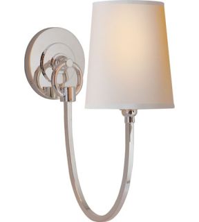 Thomas Obrien Reed 1 Light Wall Sconces in Polished Nickel TOB2125PN NP