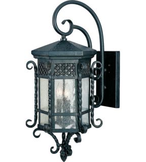 Scottsdale 3 Light Outdoor Wall Lights in Country Forge 30125CDCF