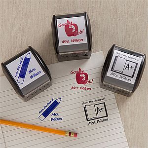 Personalized Teacher Stamps   Teacher Fun