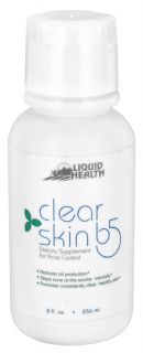 Liquid Health   Clear Skin B5 Dietary Supplement for Acne Control   8 oz.
