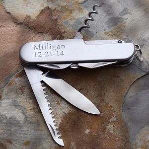Personalized All Purpose Pocket Knife   Multi Functions