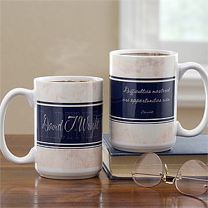 Personalized 15oz. Office Coffee Mugs   Name Your Career