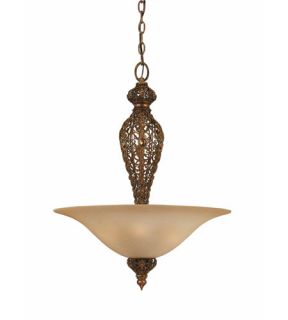 Crown Jewel 4 Light Pendants in Antiqued Gold Leaf 39642 20