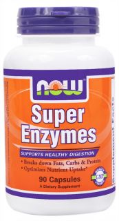 NOW Foods   Super Enzymes   90 Capsules