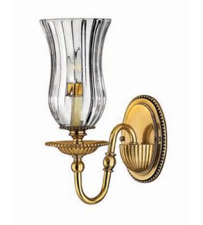 Cambridge 1 Light Wall Sconces in Burnished Brass 4640BB