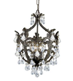 Legacy 5 Light Mini Chandeliers in English Bronze 5195 EB CL MWP