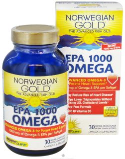 ReNew Life   Norwegian Gold Omega EPA 1000 mg.   30 Softgels