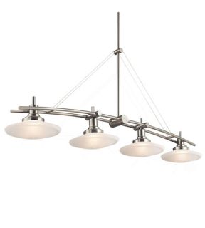 Structures 4 Light Island Lights in Brushed Nickel 2043NI