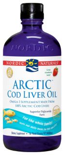 Nordic Naturals   Arctic Cod Liver Oil Strawberry   16 oz.