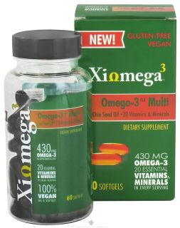 XiOmega   Omega 3 Multi   60 Softgels