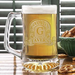 Personalized Beer Mugs   Engraved Bar Sign