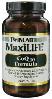 Twinlab   MaxiLIFE CoQ10 Formula   120 Capsules