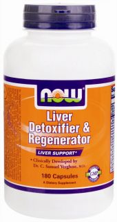 NOW Foods   Liver Detoxifier & Regenerator   180 Capsules