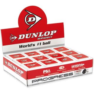 Dunlop Progress 12 Balls Dunlop Squash Balls