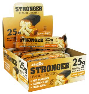 NuGo Nutrition   Stronger Protein Bar Peanut Cluster   2.82 oz.