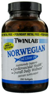 Twinlab   Norwegian Cod Liver Oil   250 Softgels